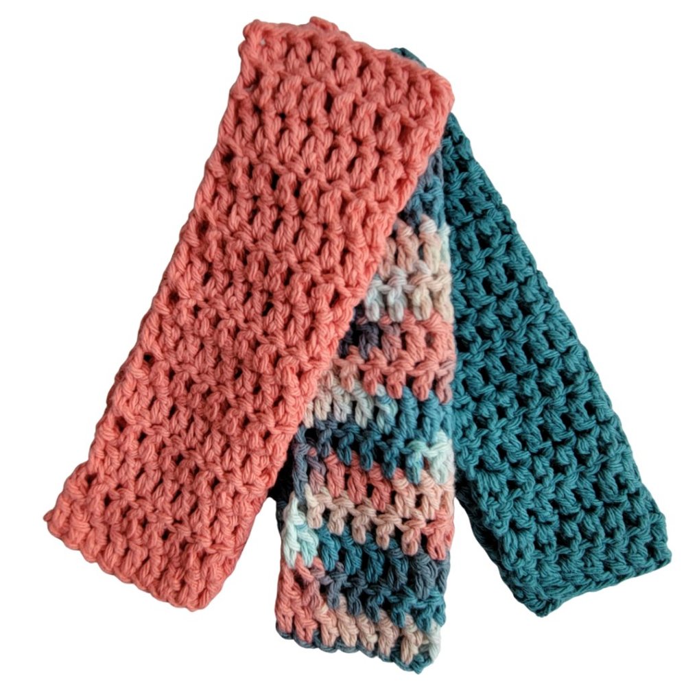 🎀Host Pick🎀HANDMADE Crochet Washcloths Set of 3 Expertly Created - Picture 6 of 8